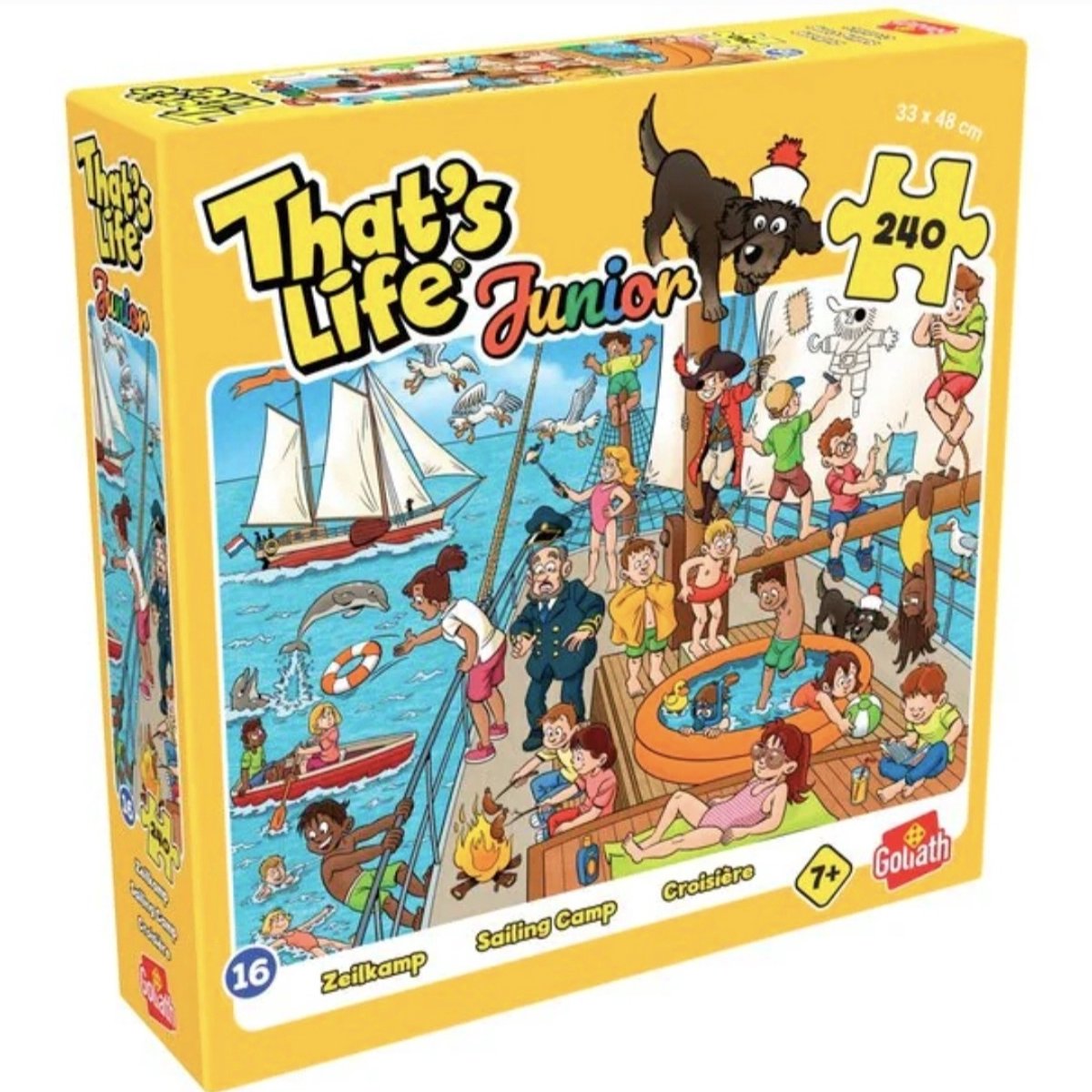 Goliath - Thats Life Junior - Zeilkamp - 240 stukjes - Legpuzzel - Kinderpuzzel